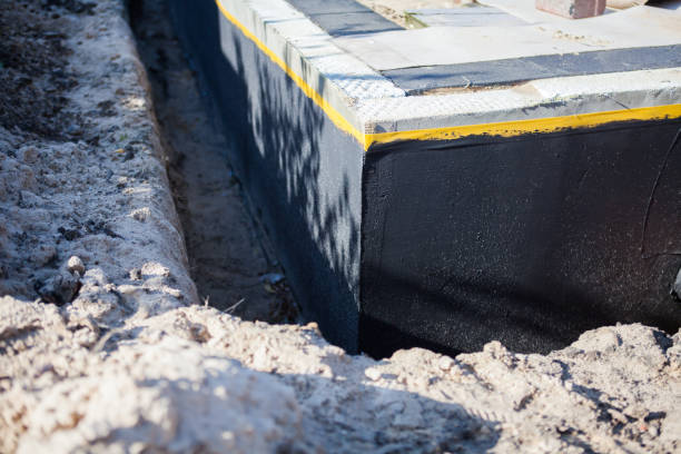 Residential Exterior Waterproofing installation at a Brohman, MI home by SJ Waterproofing Pros